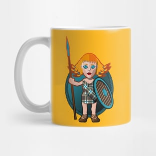 Celtic woman warrior Mug